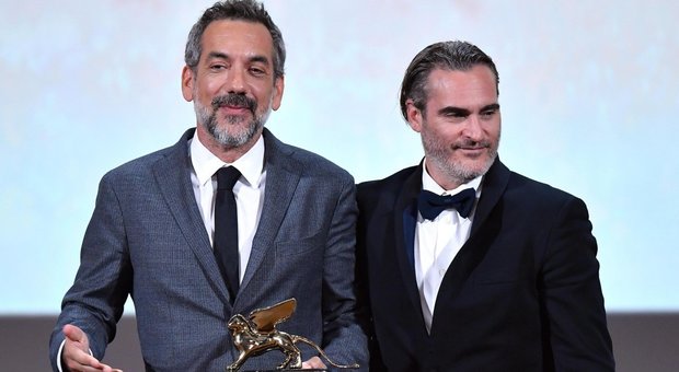 Da sinistra, Todd Philips e Joaquin Phoenix: regista e attore protagonsita di Joker