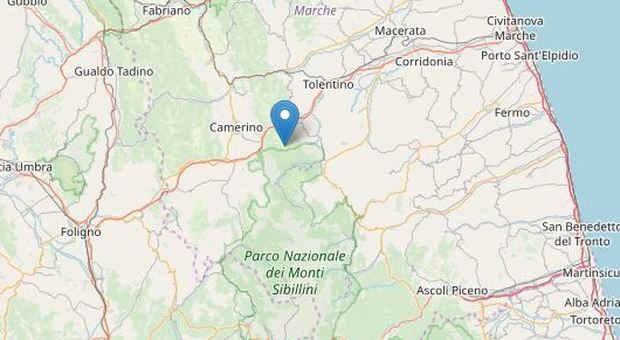 Terremoto di 3.0 a sei chilometri da Camerino: avvertito anche a Macerata