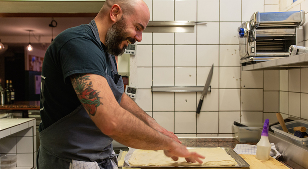 Alessandro Ciofani, chef romano e proprietario di "Rufino osteria" a Copenaghen