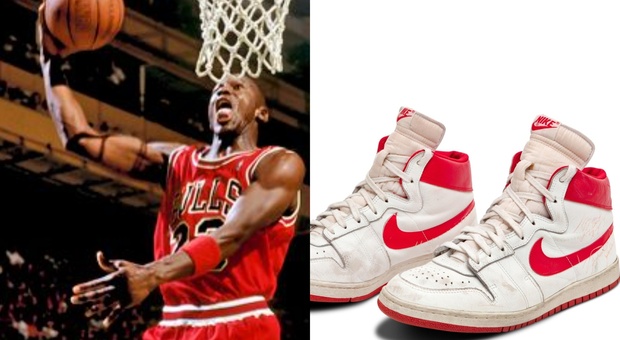 Michael Jordan, le prime scarpe da gioco vendute all'asta: prezzo record di oltre 1,47 milioni di dollari