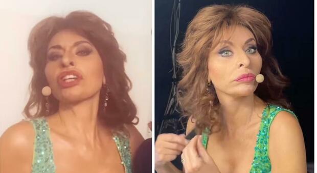 Alessandra Mussolini cambia idea e imita zia Sophia Loren a Tale e Quale: pubblico in rivolta