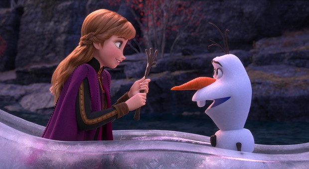 Una scena di "Frozen 2"