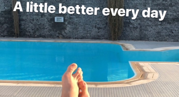 «Un po' meglio ogni giorno», Milik rassicura i fan azzurri su instagram