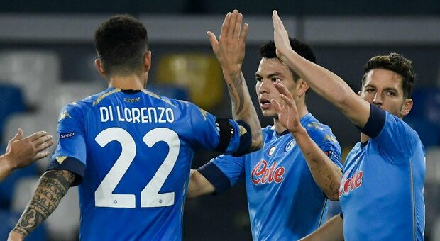 Il Napoli liquida 2-0 il Rijeka: Politano e Lozano in gol per Diego