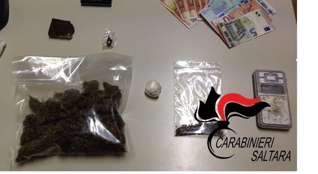 Due ragazzi arrestati a Saltara Avevano coca, hashish e marijuana