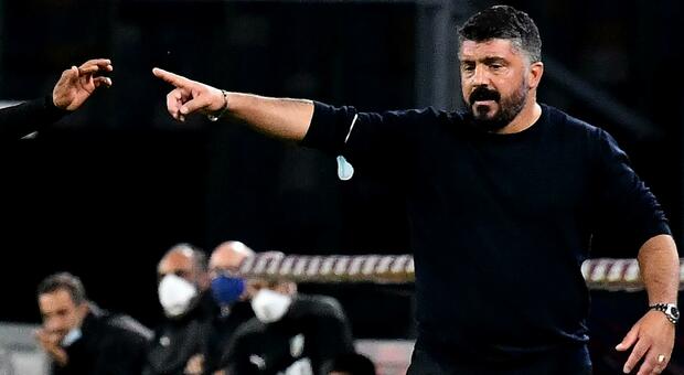Napoli, Gattuso non cerca alibi: «Ko meritato, non penso all'arbitro»