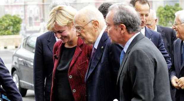 Assemblea delle Pmi, il presidente Napolitano lascia la città