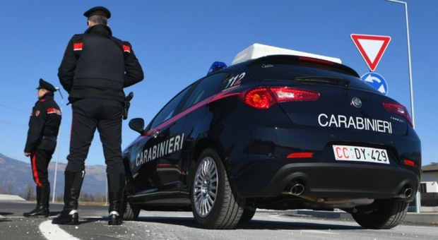 L'incidente rilevato dai carabinieri
