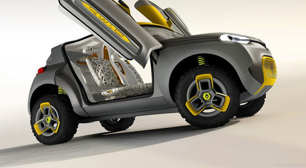 Il concept Kwid presentato da Renault al salone indiano