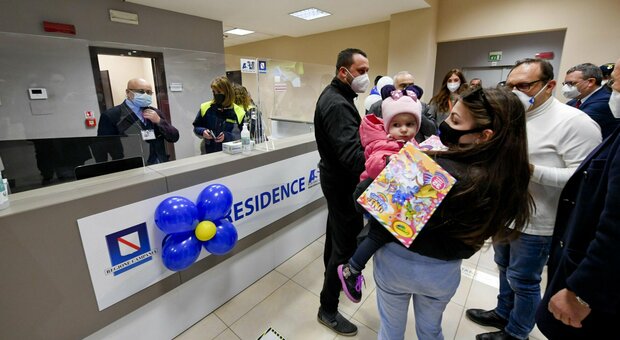 Ucraina, all'Ospedale del Mare di Napoli arrivate tre nuove famiglie