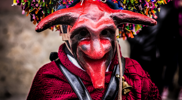 Una maschera di carnevale
