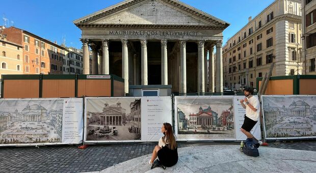 Nuovo look al Pantheon