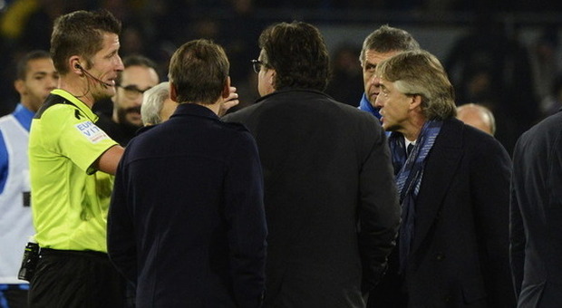 Mancini: «Sconfitti ma non sul piano del gioco, non esiste buttar fuori un giocatore così»