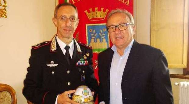 Treia, il comandante regionale dei carabinieri ​in visita in Comune