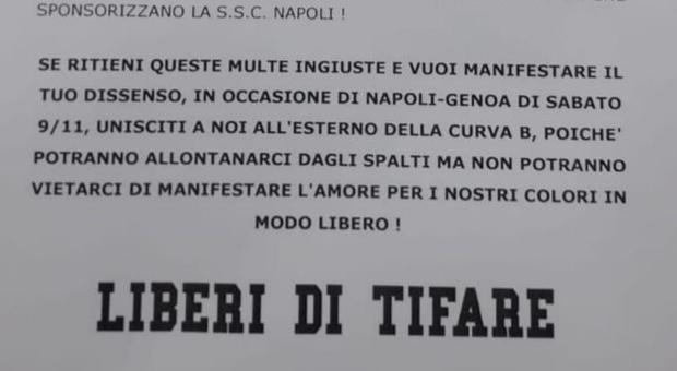 Caos Napoli, nuova protesta ultrà: «Boicottiamo i prodotti ufficiali»