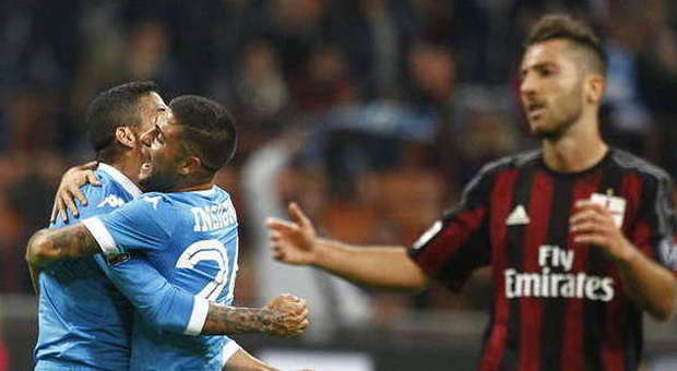 Grande Napoli: 4-0 al Milan. Mihajlovic nei guai. Galliani e squadra contestati