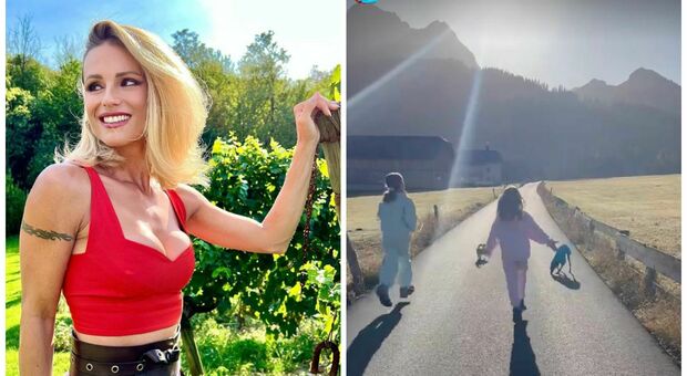 Michelle in vacanza sulle Dolomiti con le figlie: ci sarà anche Tomaso? Di certo, il cane Odino (che è di Tomaso) c'è. Continua il gossip