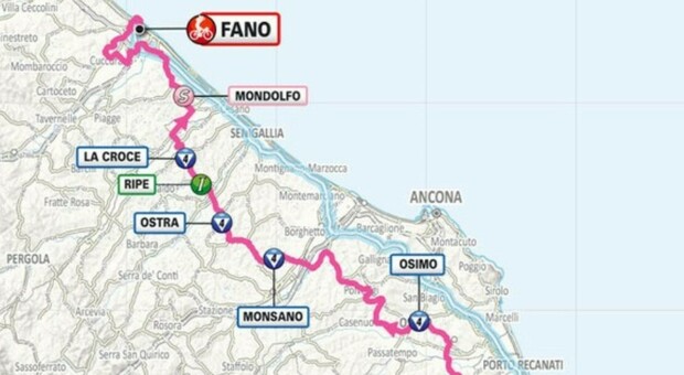 Il Giro d’Italia attraversa Fano: strade chiuse dalle 13 alle 18