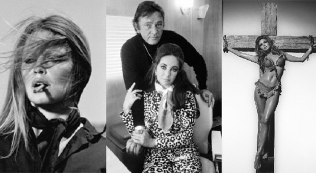 Brigitte Bardot, Richard Burton e Liz Taylor, Raquel Welch ph Terry O'Neill