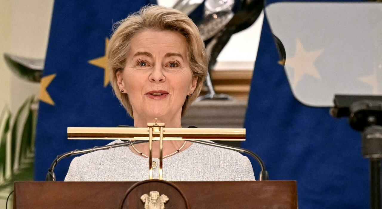 la presidente della Commissione europea, Ursula von der Leyen