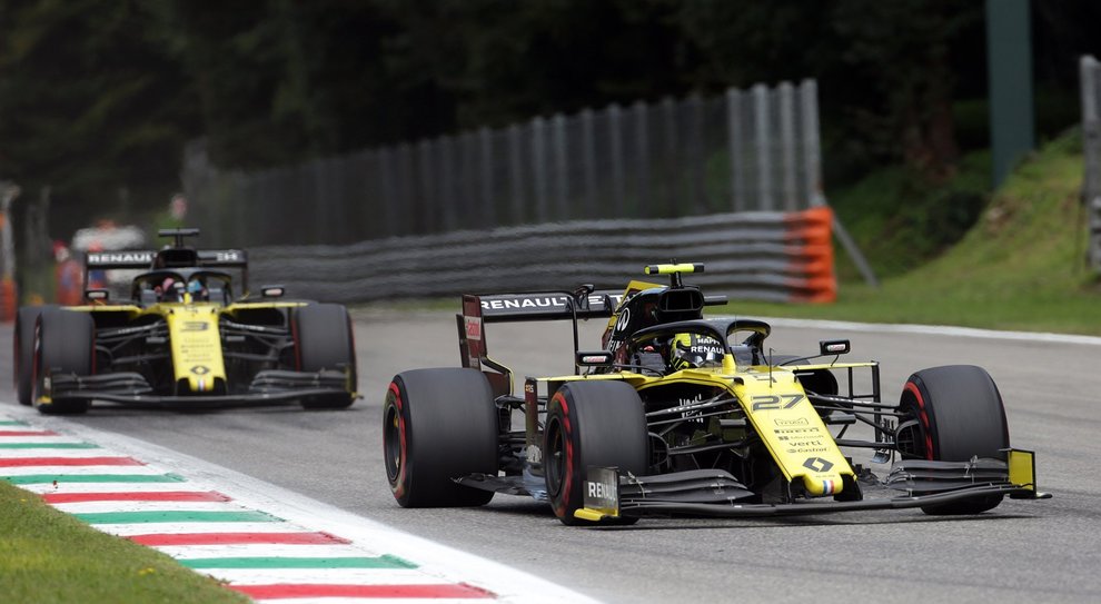 Le due Renault a Monza