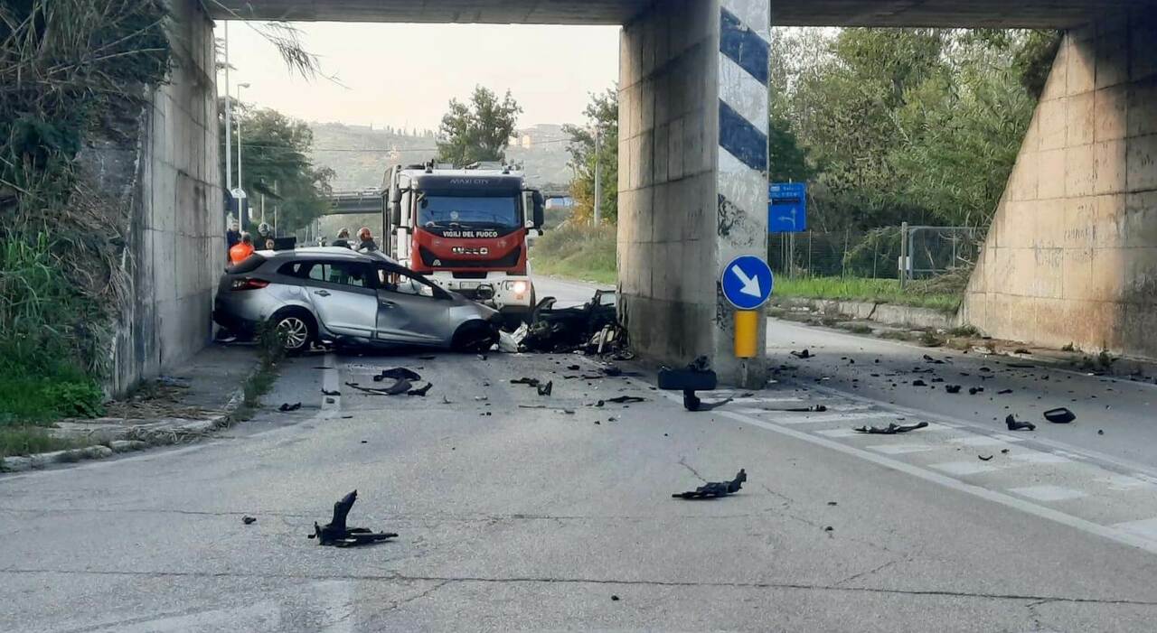 Ascoli, incidente choc: un