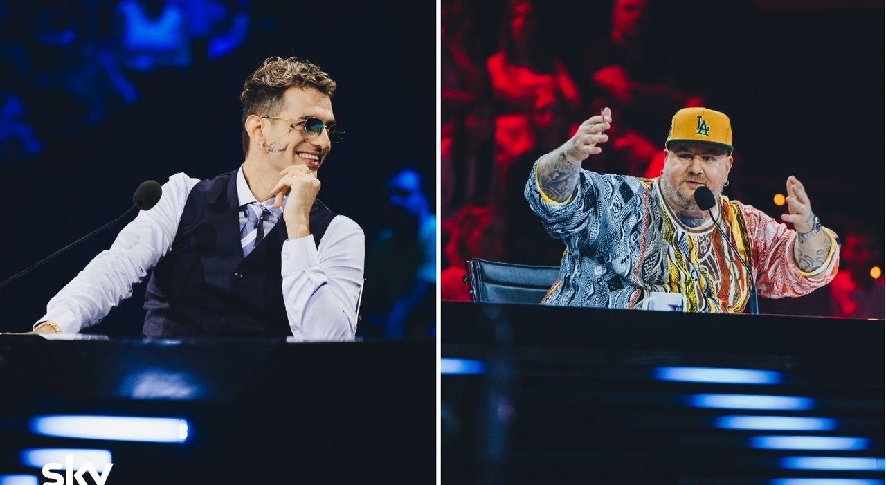 X Factor 2024, Achille Lauro e Jake La Furia alla prova delle sedie: «Solo quattro a disposizione»