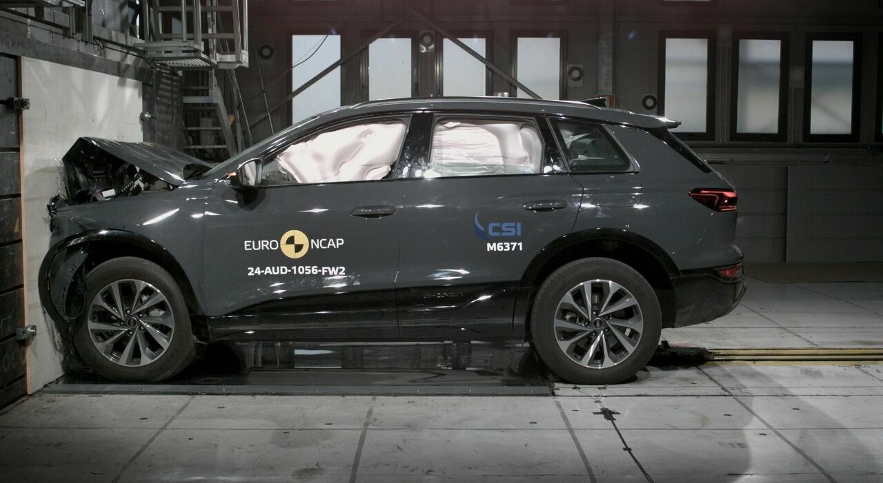 Test Euro NCAP per l'Audi Q6 e-tron