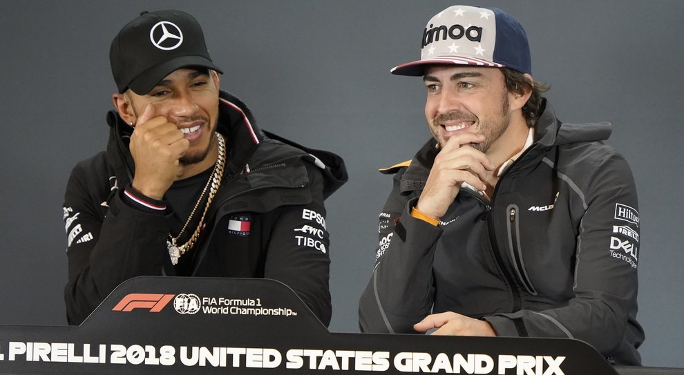Lewis Hamilton e Fernando Alonso