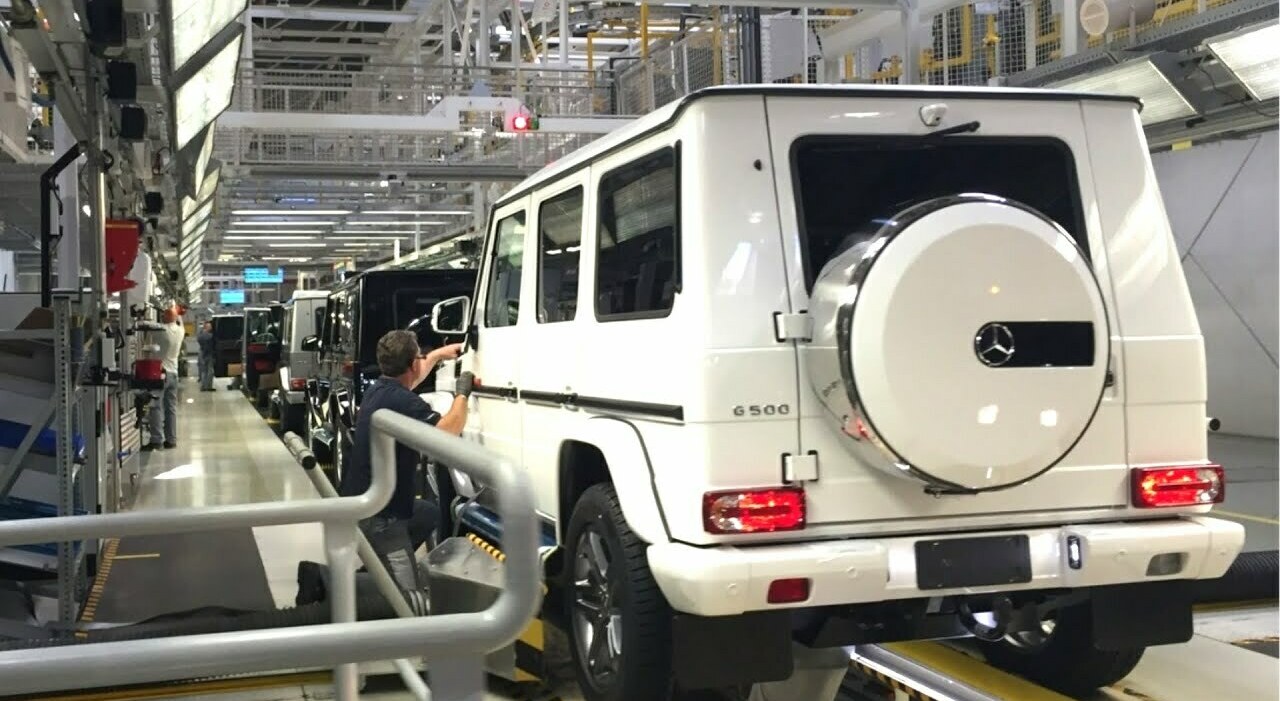La produzione della Mercedes Classe G in Austria