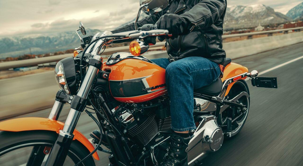 Uno dei modelli della gamma Harley rinnovata