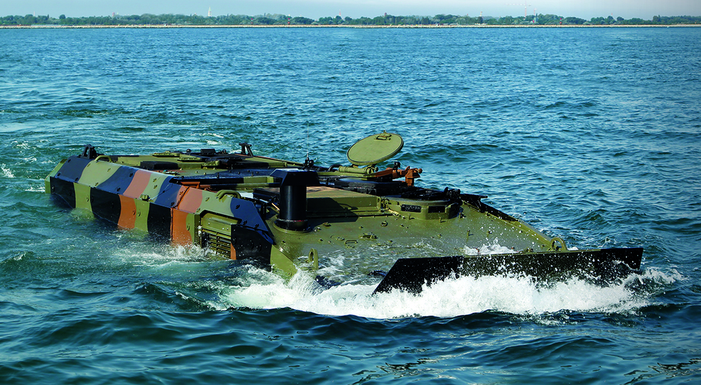 L’ACV (Amphibious Combat Vehicle) è il mezzo anfibio che Iveco costruirà per i marines americani