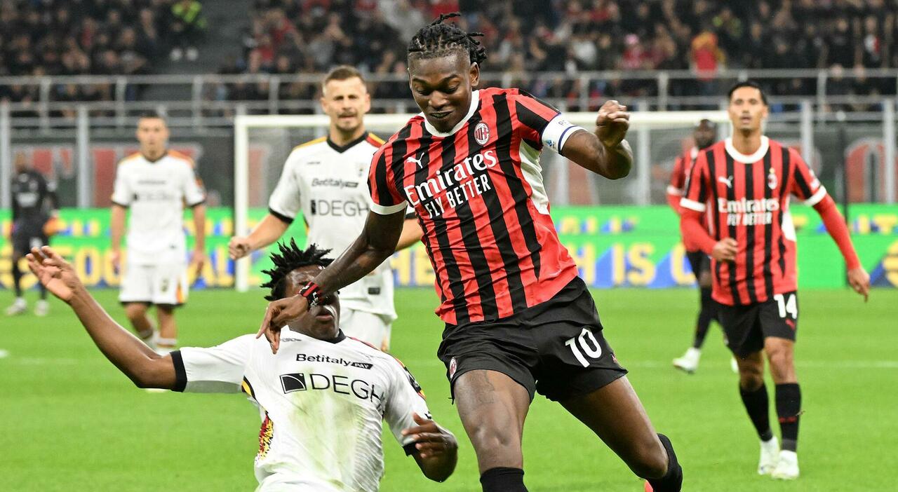 Milan Lecce diretta, rossoneri travolgenti: tre gol in cinque minuti