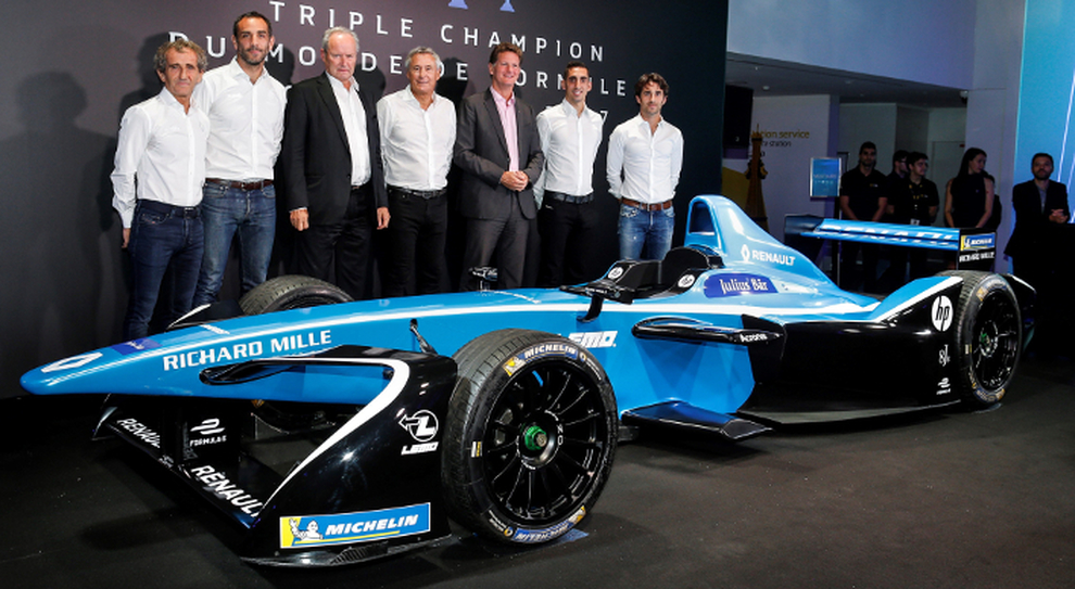 Il team Renault di Formula E al completo