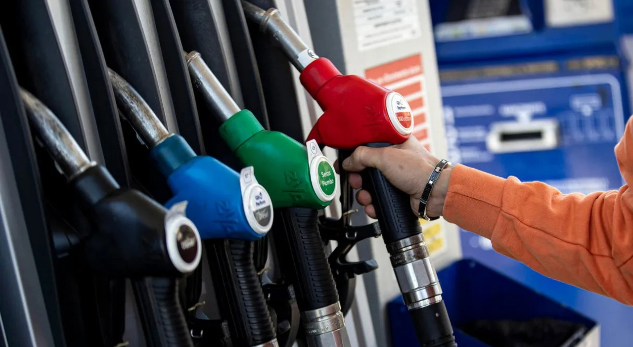 Una pompa di benzina