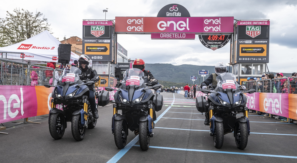 Yamaha Niken GT al Giro d'Italia 2019