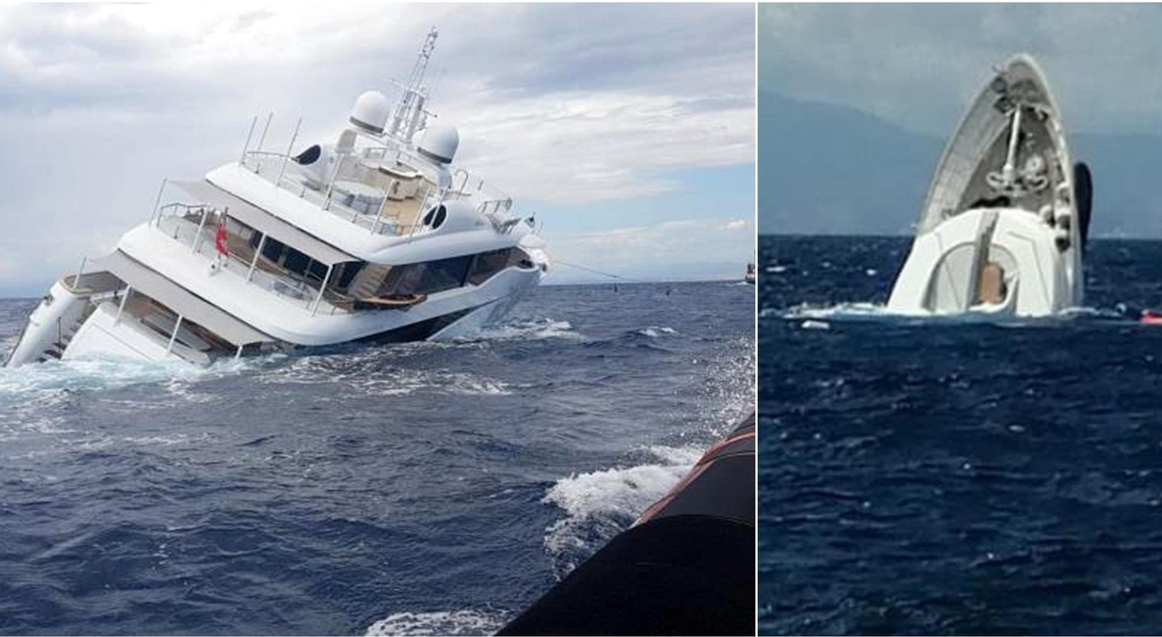 Mega yacht Saga di 40 metri affonda al largo di Catanzaro: salvi tutti gli ospiti a bordo