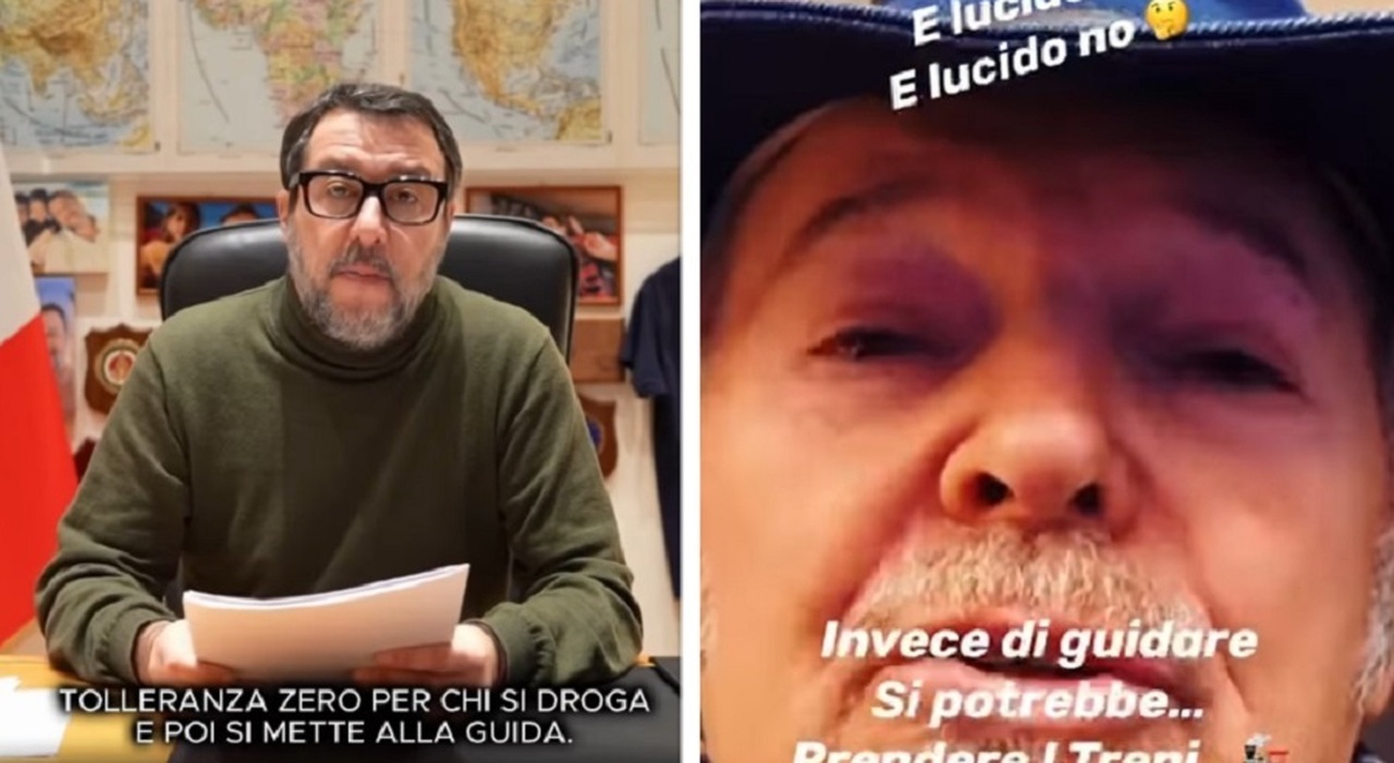 Vasco Rossi contro Salvini: «Se avete fumato una canna una settimana prima, vi arrestano». Il ministro: «La droga uccide»