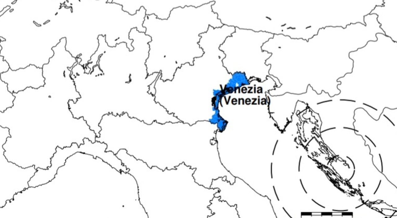 Terremoto di magnitudo 5.1 percepito a Caorle: la scossa è stata registrata a 20 chilometri di profondità