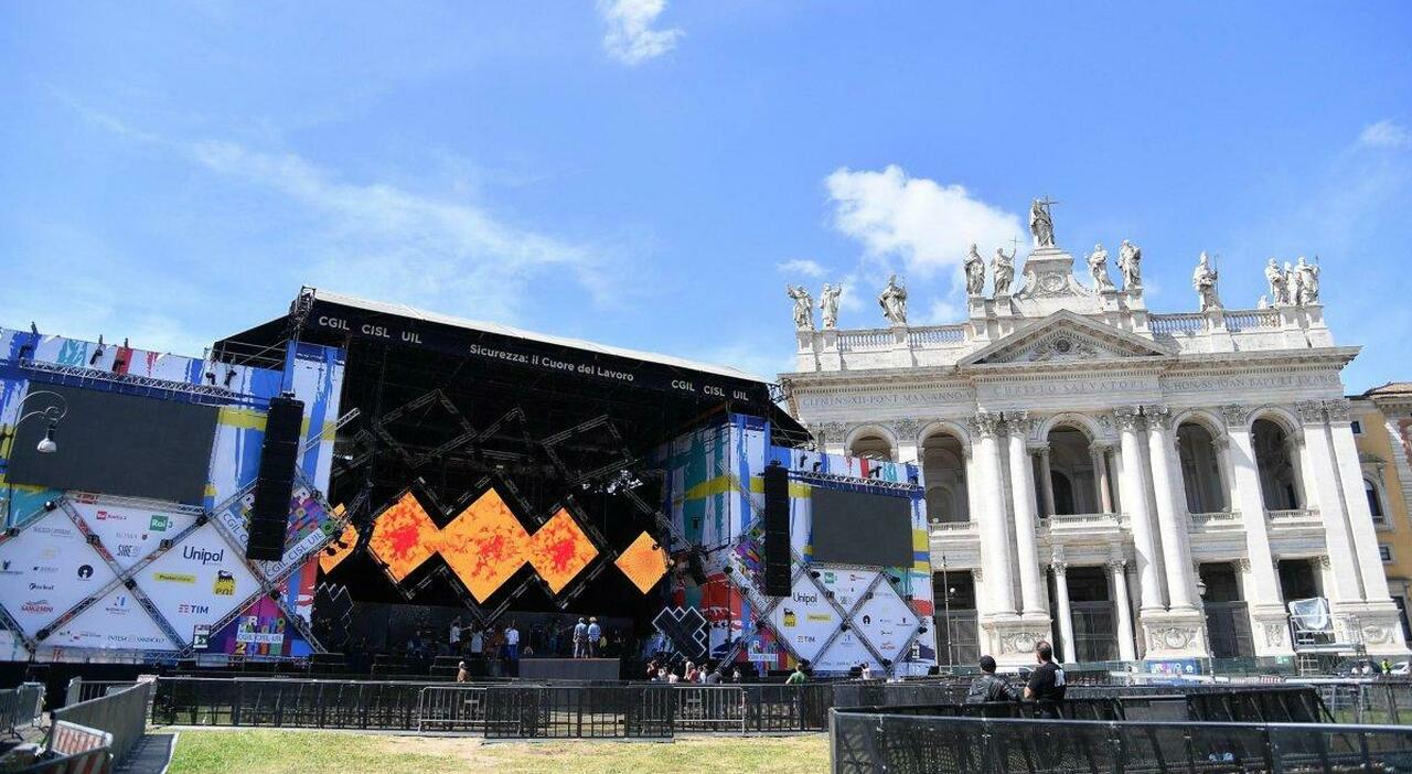 Primo maggio, il Concertone si svolge in piazza San Giovanni