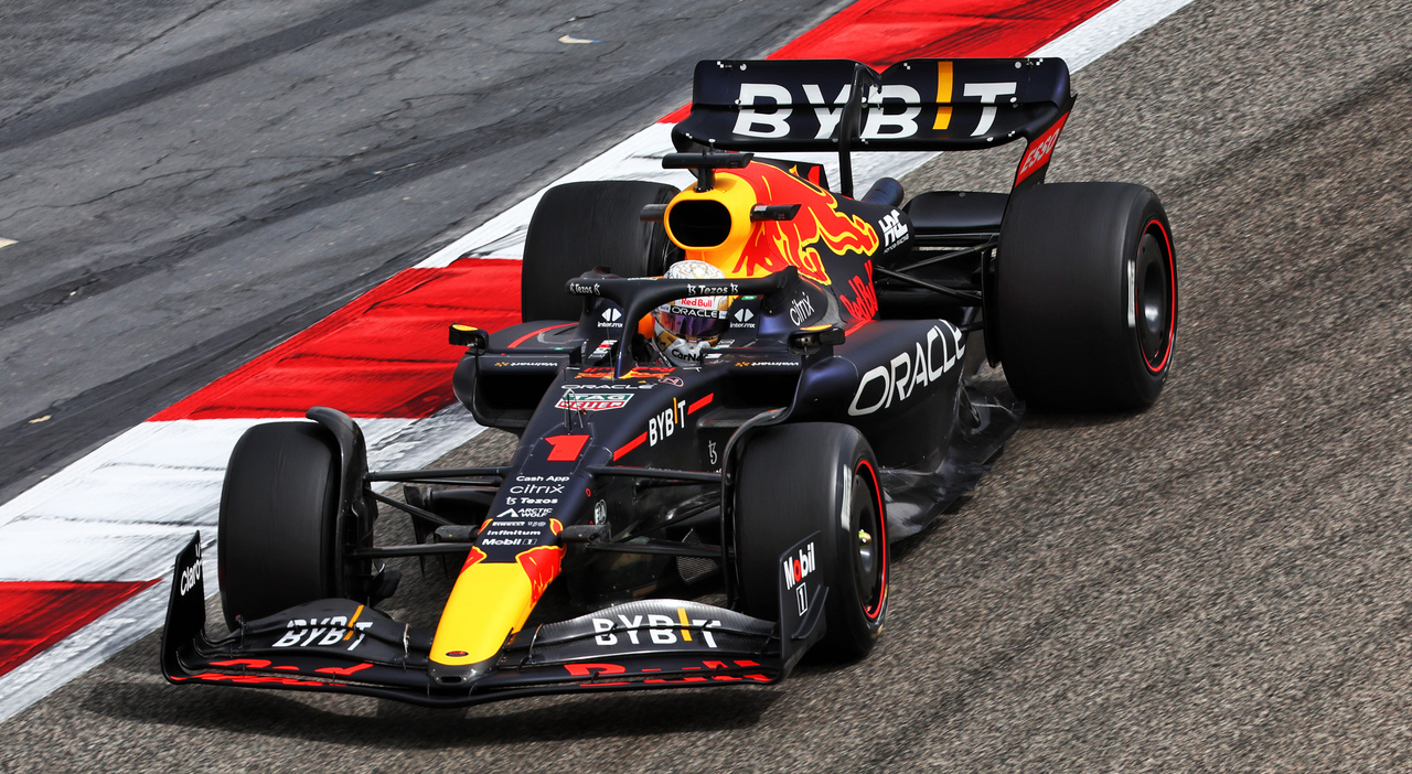 La Red Bull del campione del mondo Max Verstappen