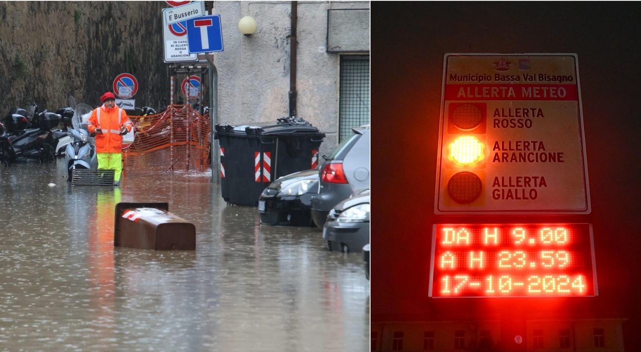Severe Weather Alert in Liguria Schools Closed and Roads Blocked