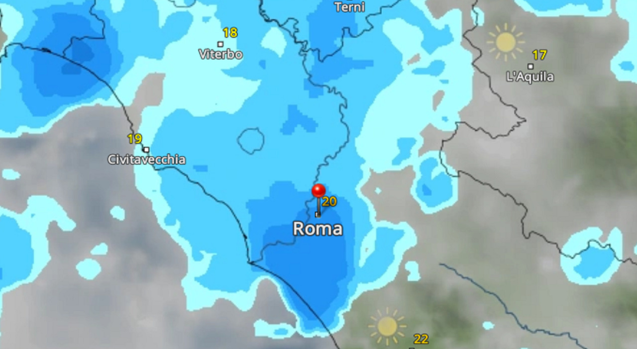 Previsioni settimanali: luoghi e date