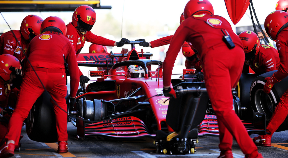 Un pit-stop Ferrari