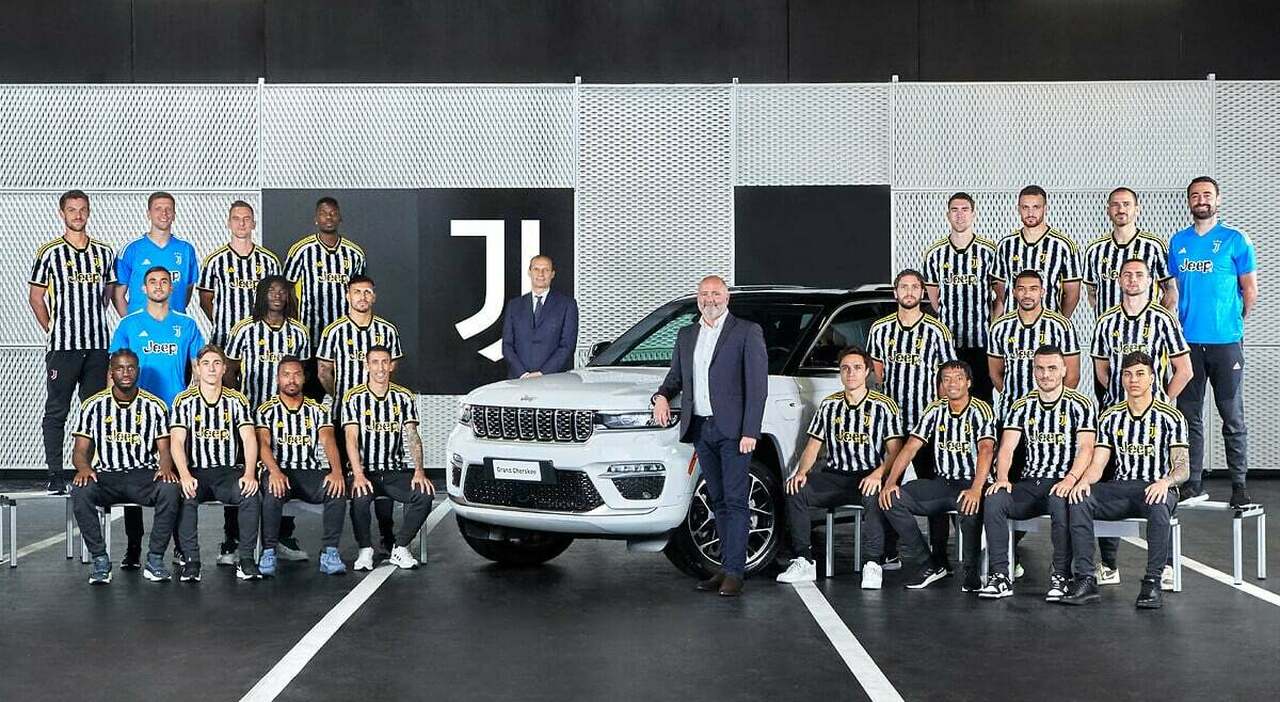 il capo di Jeep per l'Europa, Eric Laforge con la Juventus