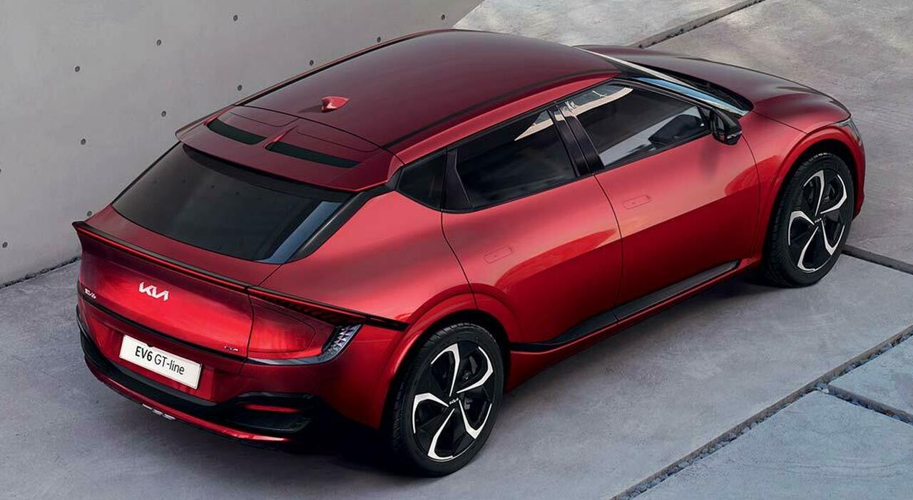 La Kia EV6 in versione GT Line