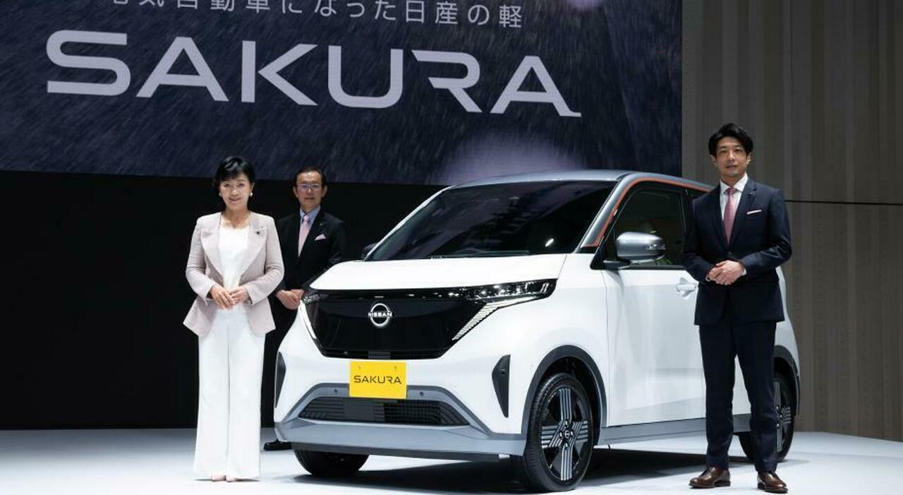 La Nissan Sakura è un veicolo elettrico commercializzato solo in Giappone