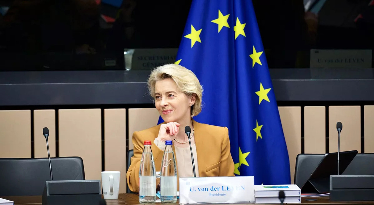 la presidente della Commissione Europea, Ursula von der Leyen