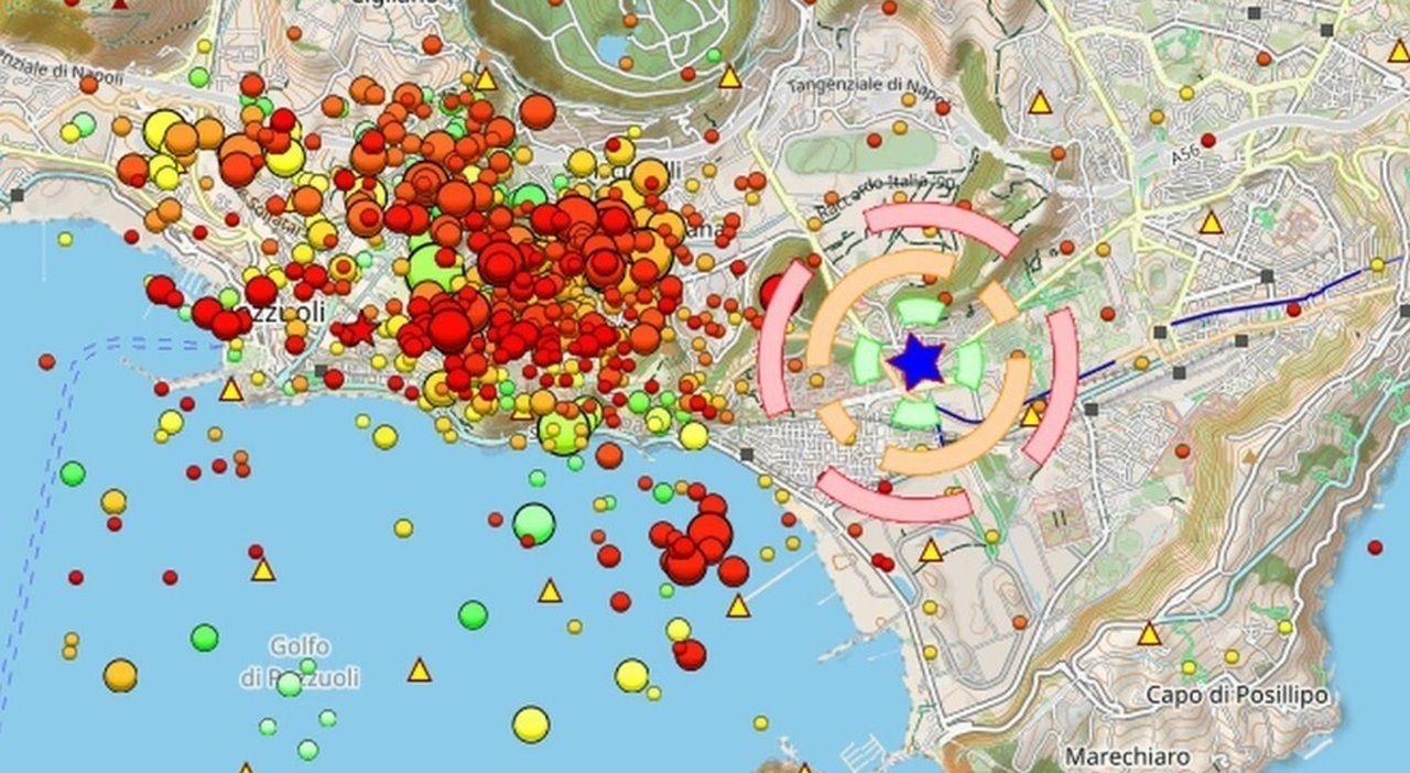 Terremoto oggi Napoli, forte scossa avvertita dal Vomero alla zona orientale: paura in città