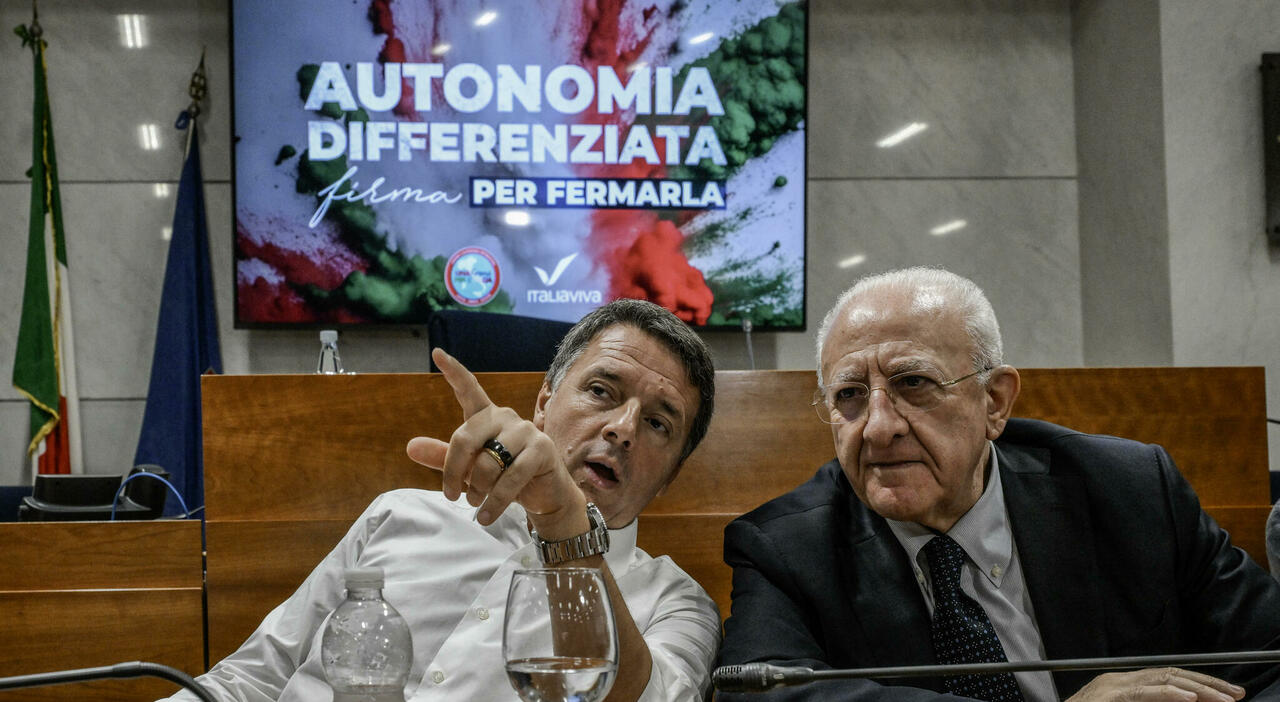 De Luca: «Serve coalizione progressista con Italia Viva e M5S»